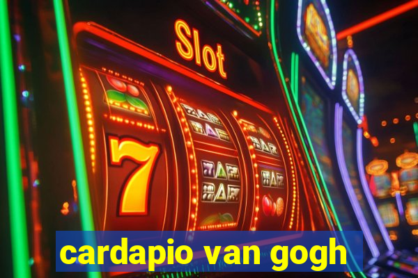 cardapio van gogh